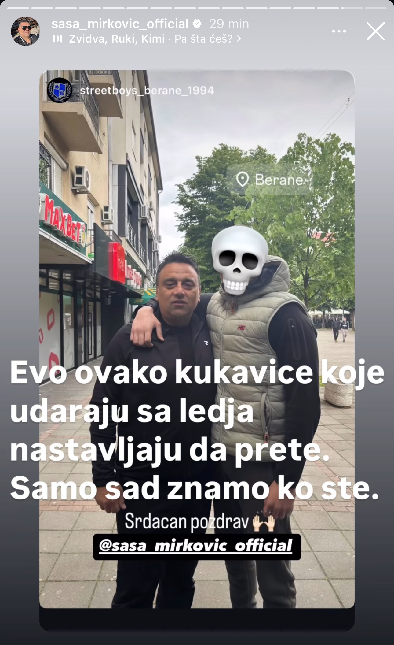 Saša Mirković, Velibor Popović Pop foto:Instagram/Sasa_mirkovic_official