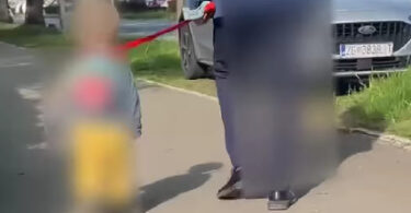 Dete na povocu foto: printscreen/instagram/zagreb.info