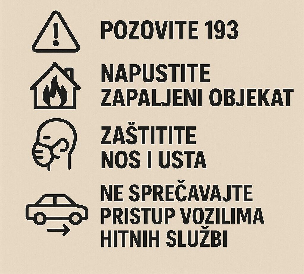 Foto: Rikošet ilustracija/Uputstva u slučaju požara