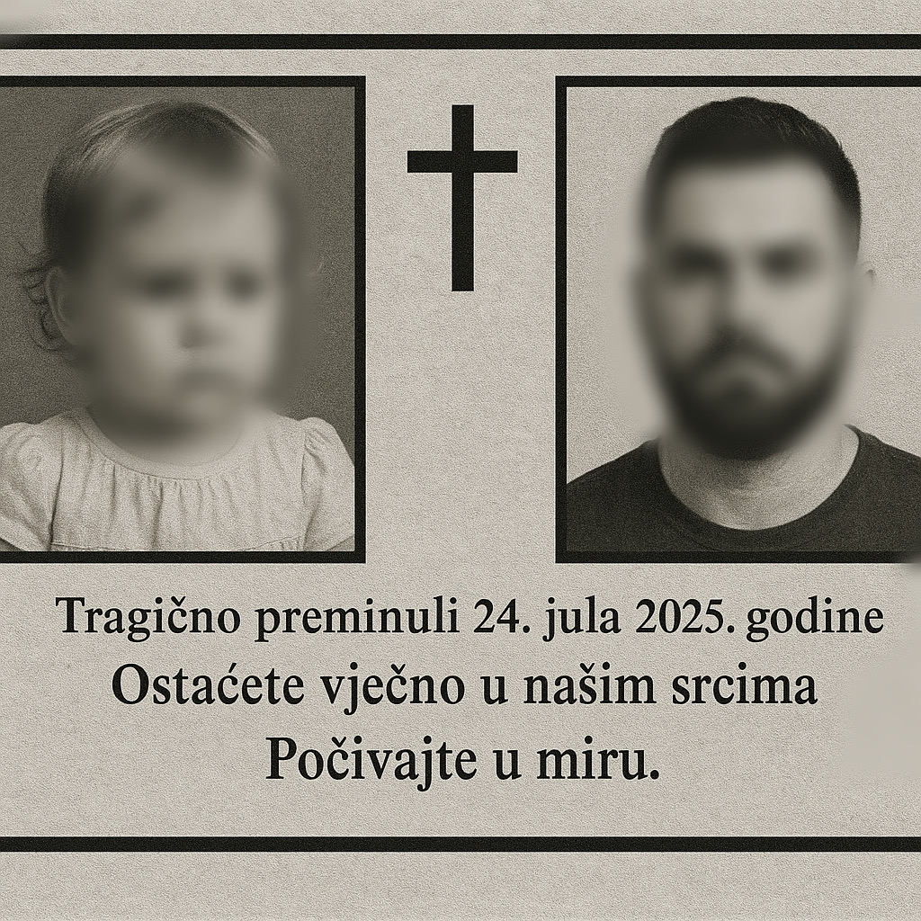 UZEO ĆERKU IZ NARUČJA MAJKE, UBIO JE HICEM U SRCE – Potom sebi pucao u glavu! Novi detalji STRAVIČNOG ZLOČINA u Crnoj Gori