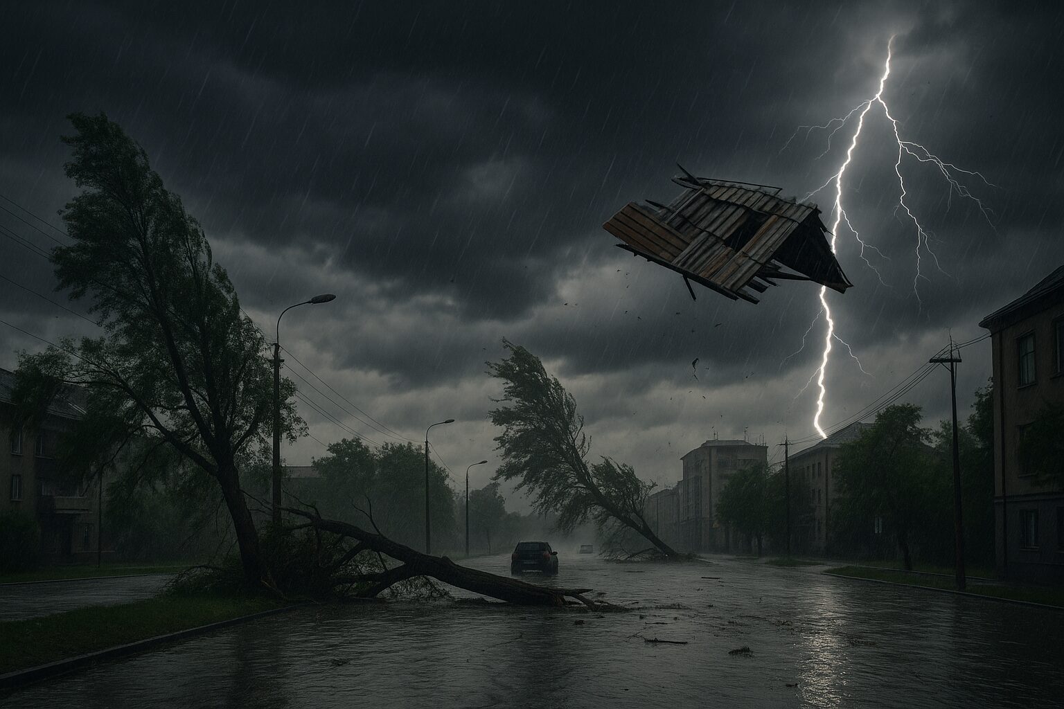 NE IZLAZITE BEZ PREKE POTREBE! Opasno nevreme pogodilo Srbiju!
