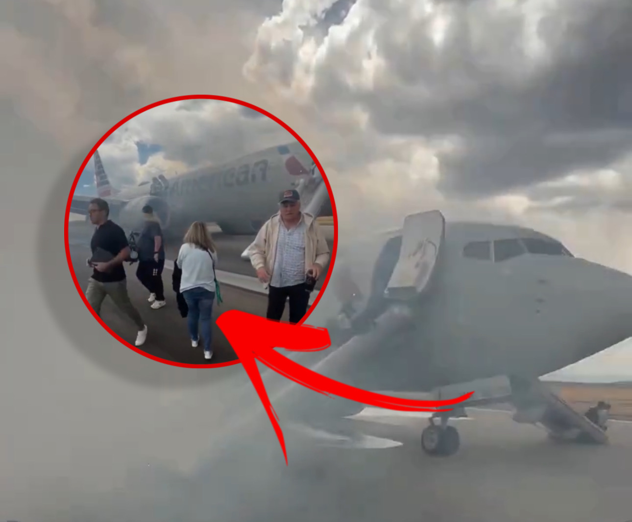 PUTNICI SKAKALI IZ AVIONA U PLAMENU: Let pretvoren u noćnu moru (UZNEMIRUJUĆI VIDEO)