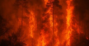 PAKAO U CRNOJ GORI! UPOZORAVAJU SE GRAĐANI: VATRA GUTA SVE PRED SOBOM:UZNEMIRUJUĆI SNIMCI