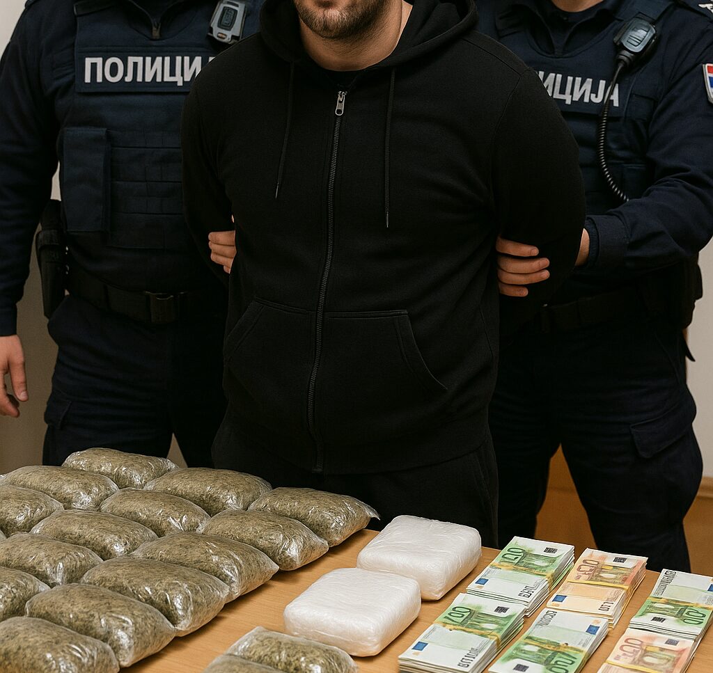 Uhapšen svirepi ubica u Beogradu: Policija kod njega pronašla veliku količinu droge i novca
