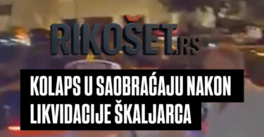 NEVIĐENI KOLAPS U GRADU NAKIN LIKVIDACIJE ŠKALJARCA (VIDEO)