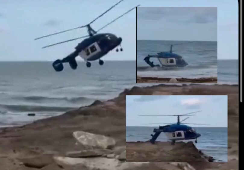 (UZNEMIRUJUĆI SNIMAK) Katastrofalna nesreća: Nakon niza incidenata helikopter pao na kuću i zapalio se, poginulo pet osoba