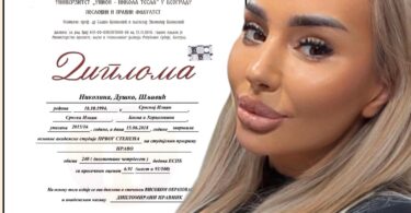 „Turbo studiranje“: Fakultet demantuje navode o studiranju Nikoline Šljivić