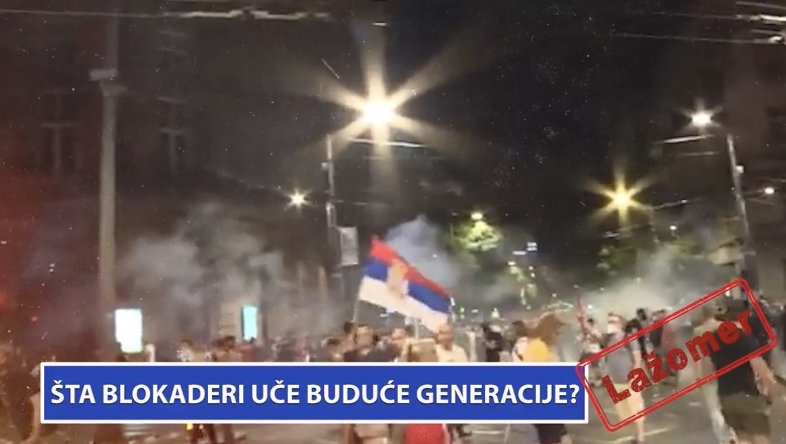 Šta blokaderi uče buduće generacije? LAŽOMER
