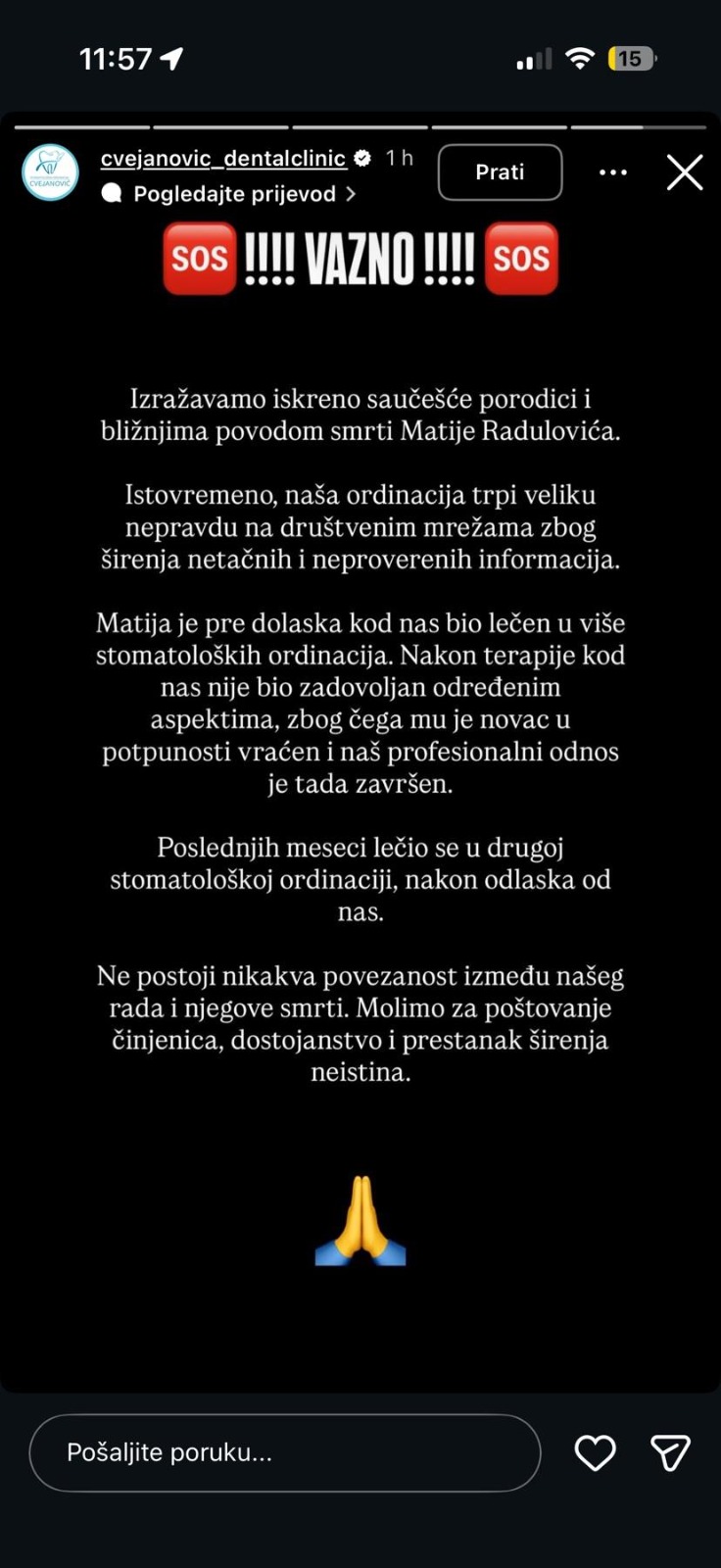 Foto: Instagram printscreen