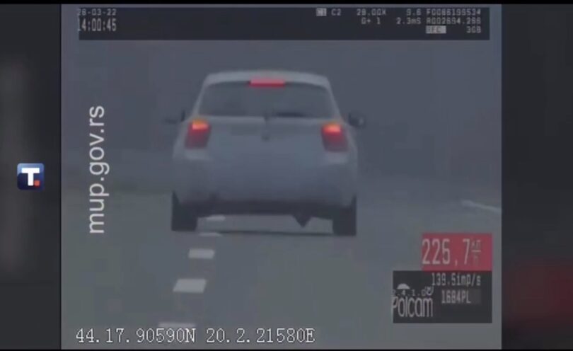 Tridesetogodišnjakinja isključena iz saobraćaja: vozila BMW brzinom od 221 km/h gde je dozvoljeno samo 80!