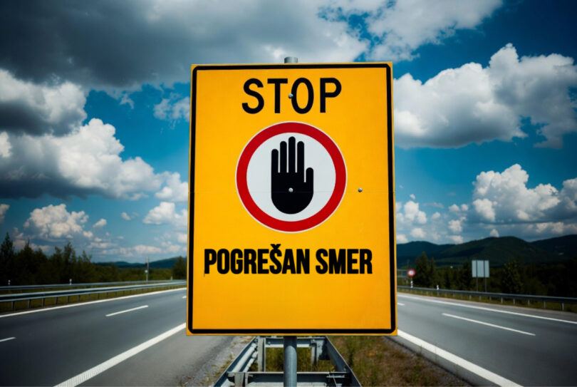 Pogrešan smer foto:ilustracija