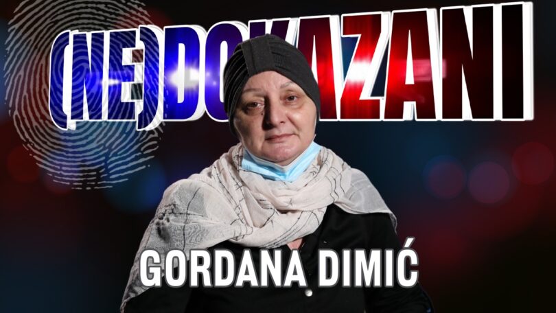 Foto: printscreen/Nedokazani/Gordana Dimić