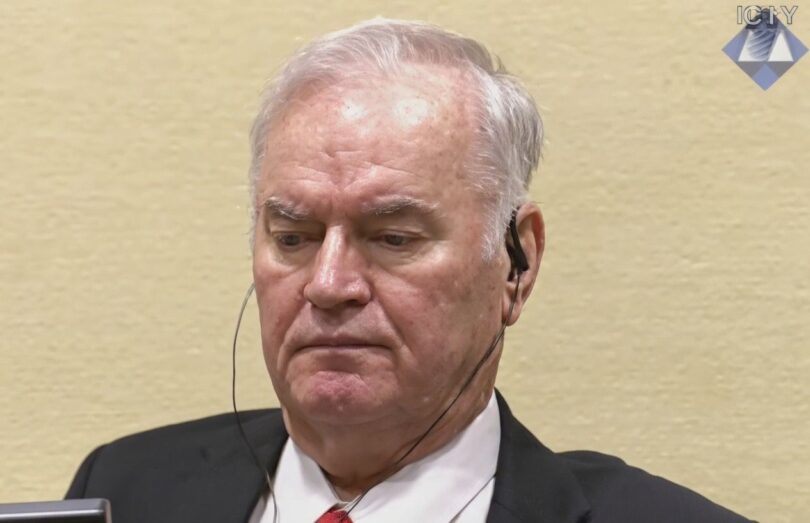 Ratko Mladić foto: youtube printscreen